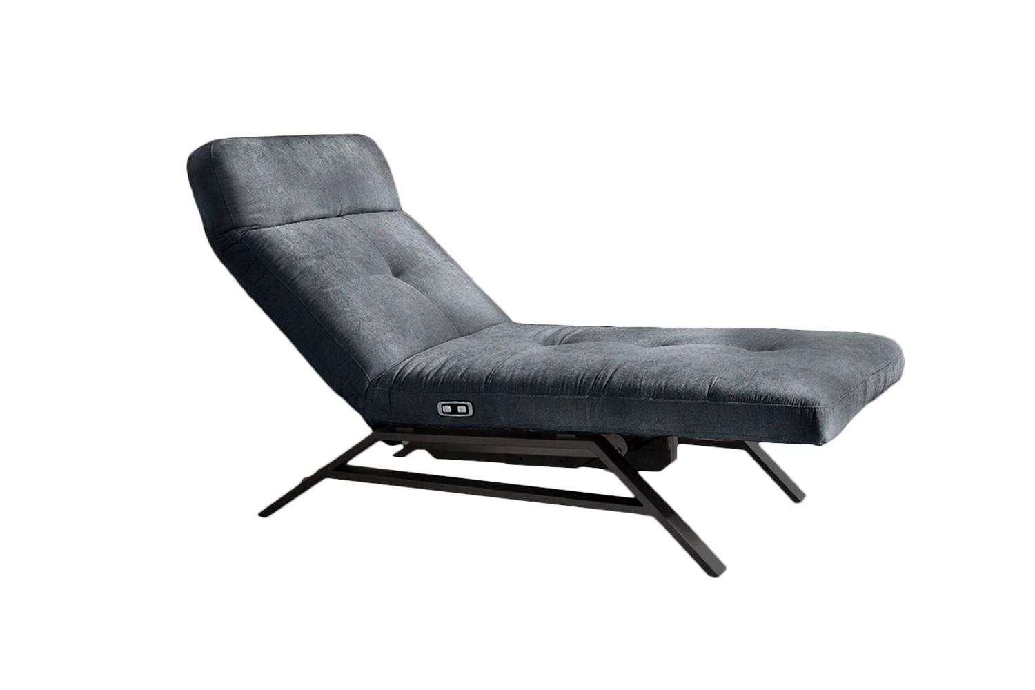 wohnli-moebel-suche-800000692532 Wohnli Möbelsuche - LIEGE MIT MOTORISCHER RELAXFUNKTION AMERIVA Schwarz Velvet Relaxfunktion