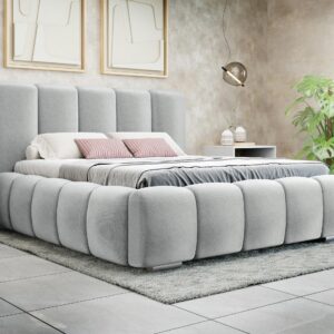 wohnli-moebel-suche-800000701208-1 POLSTERBETT Wizko Textil MIRJAN24 Möbel > Betten > Polsterbetten Grau