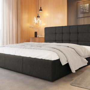 POLSTERBETT Swift mit Lattenrost Textil MIRJAN24 Möbel > Betten > Polsterbetten Grau