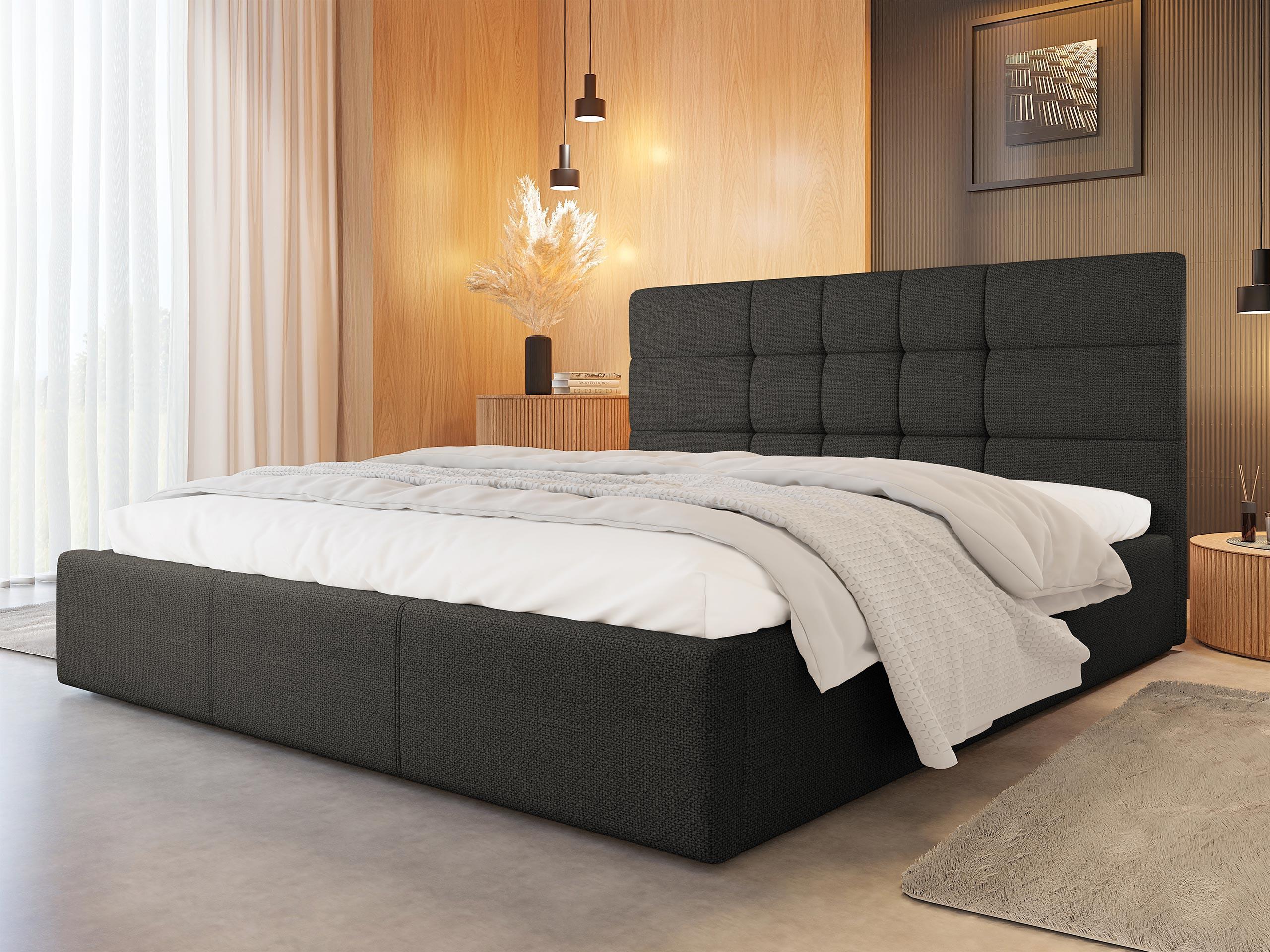 POLSTERBETT Swift mit Lattenrost Textil MIRJAN24 Möbel > Betten > Polsterbetten Grau
