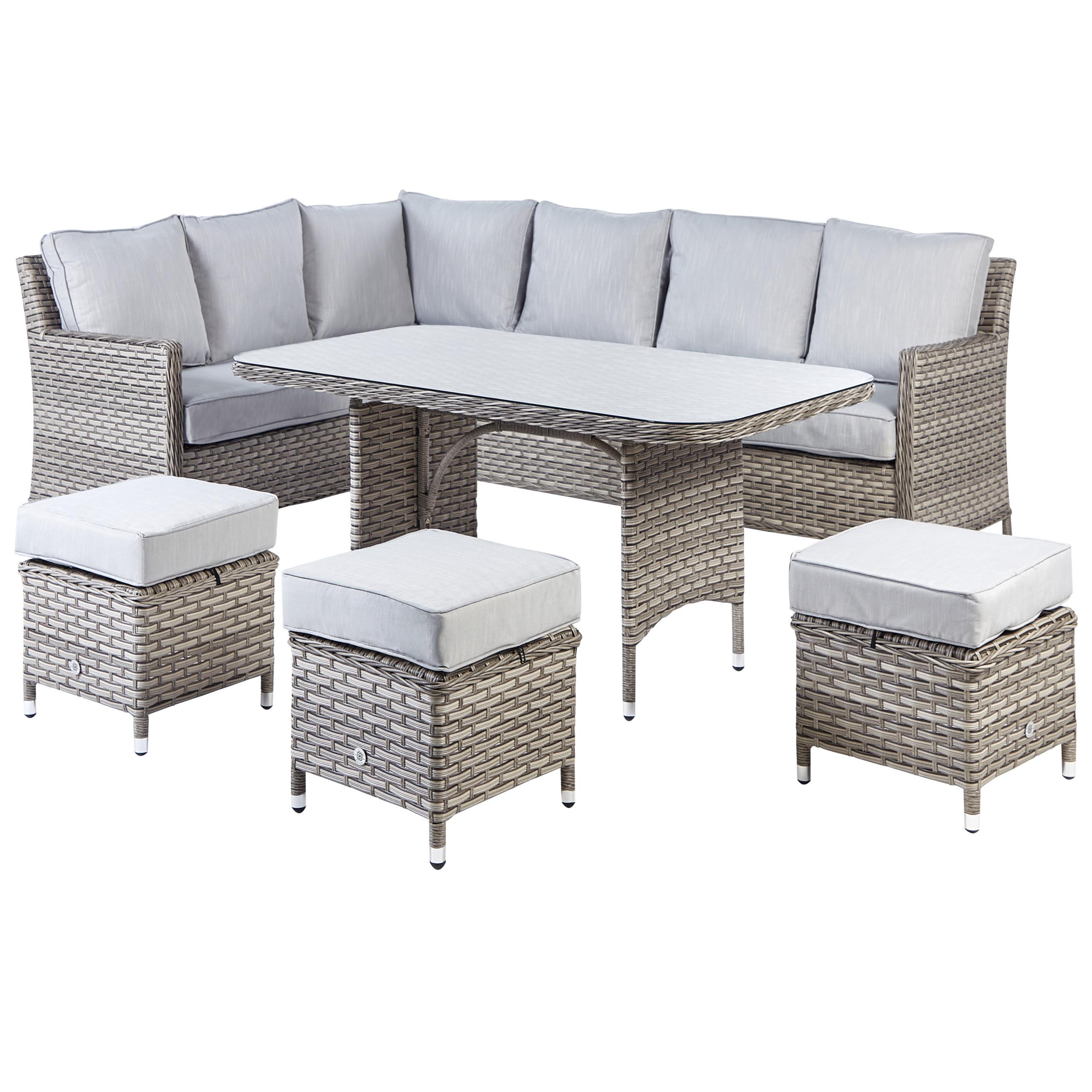wohnli-moebel-suche-800000701798 Wohnli Möbelsuche - LOUNGE SET 9-Sitzer PE Rattan hellgrau Lacona