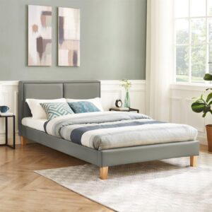 wohnli-moebel-suche-800000702042-1 POLSTERBETT CELINE 120x200 cm grau Textil CARO-Möbel Möbel > Betten > Polsterbetten Grau