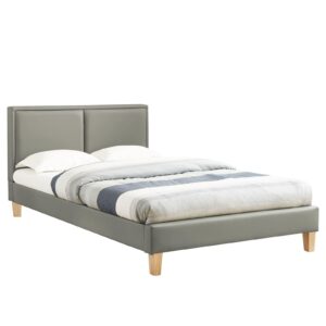 Wohnli Möbelsuche - POLSTERBETT CELINE 120x200 cm grau