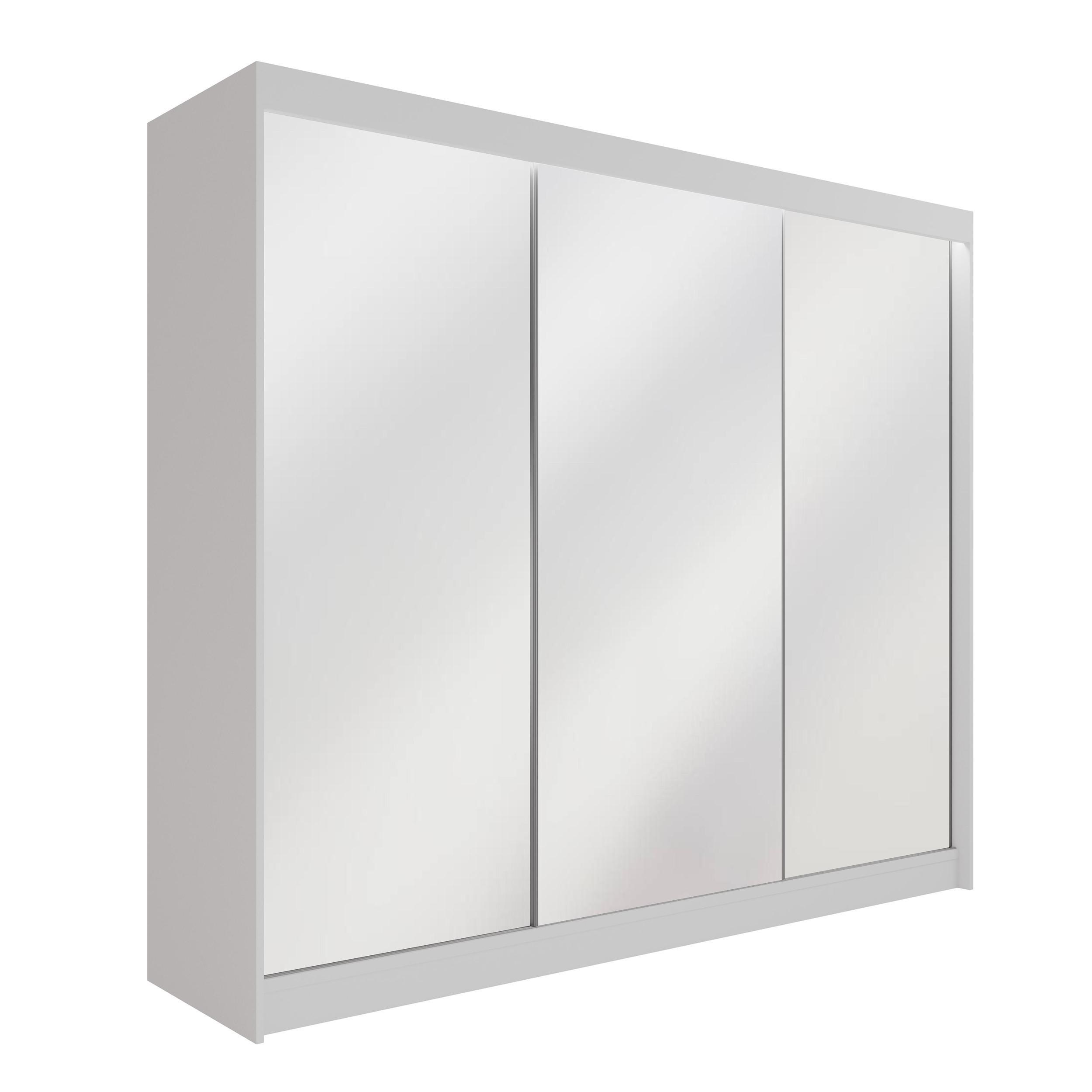 wohnli-moebel-suche-800000706350 Wohnli Möbelsuche - KLEIDERSCHRANK AMOHA mit LED - 250 cm - Weiß