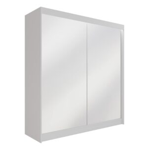 Wohnli Möbelsuche - KLEIDERSCHRANK AMOHA mit LED - 200 cm - Weiß