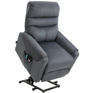 wohnli-moebel-suche-800000710301 Wohnli Möbelsuche - FERNSEHSESSEL Sessel mit Aufstehhilfe mit Massagefunktion Heizung Dunkelgrau