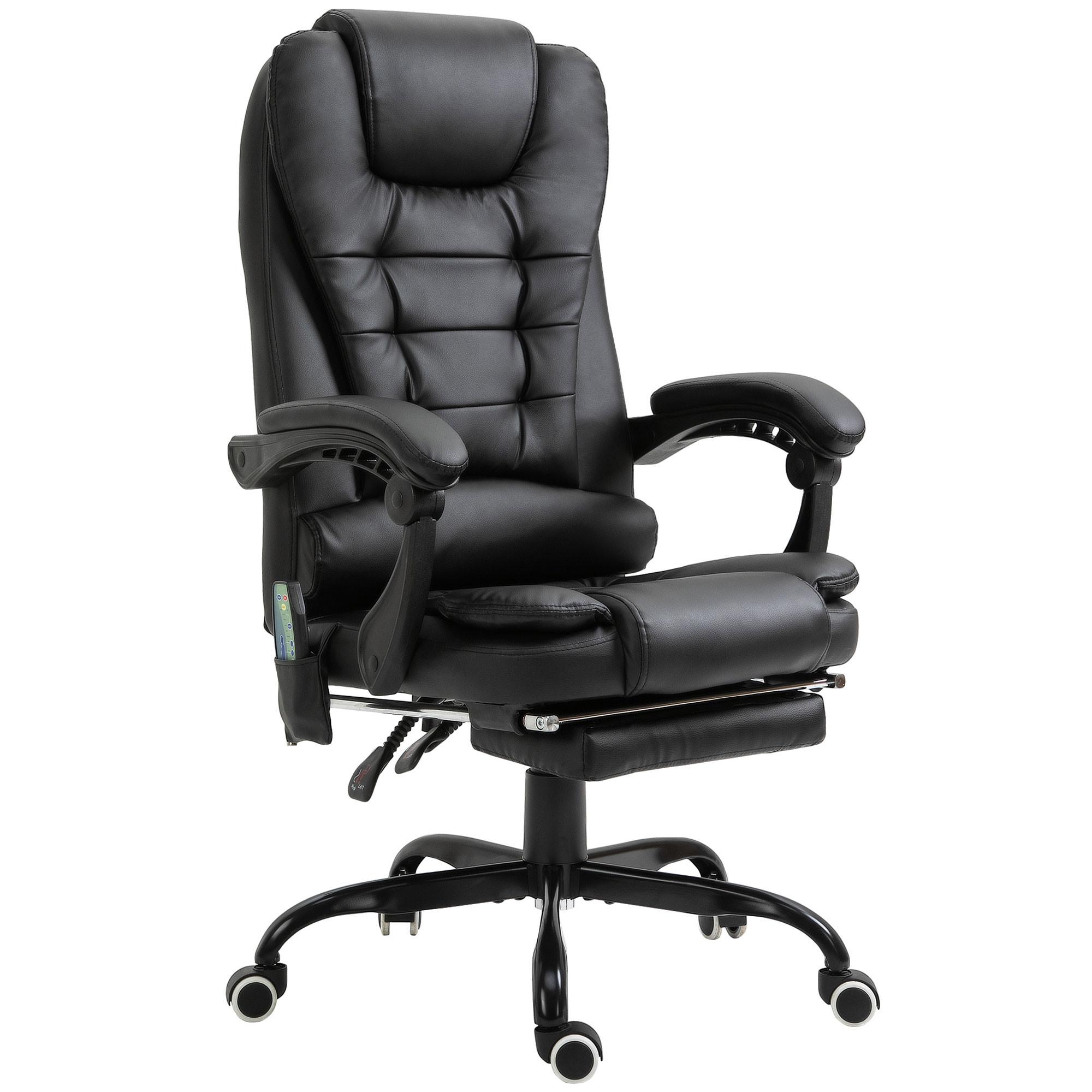 wohnli-moebel-suche-800000710313 Wohnli Möbelsuche - CHEFSESSEL Chefsessel mit Fußstütze Rückenpolster einstellbar PVC Schwarz