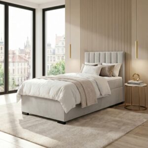 wohnli-moebel-suche-800000711170-1 POLSTERBETT Eric 104/207/105 beige Textil Beautysofa Möbel > Betten > Polsterbetten Beige