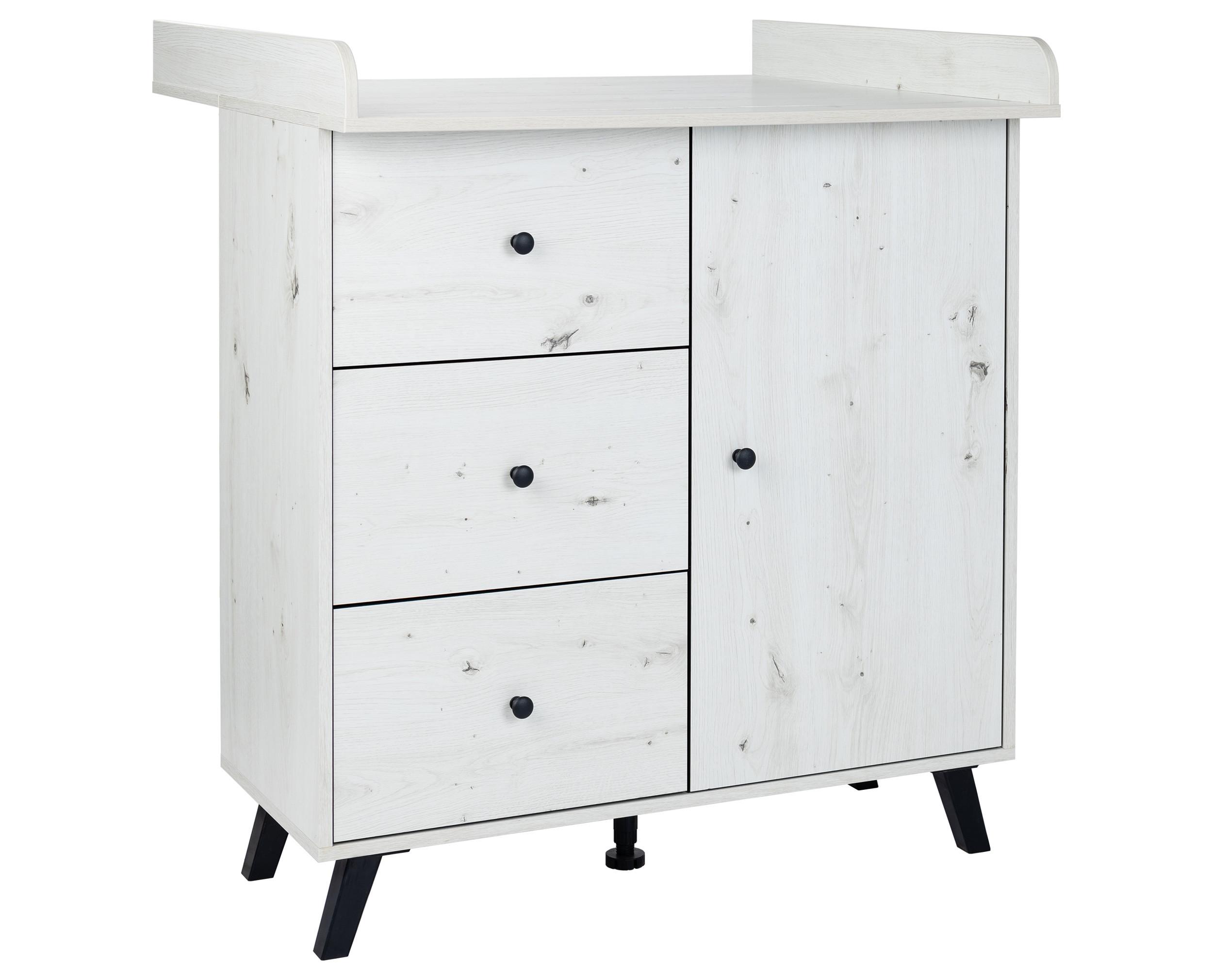 Wohnli Möbelsuche - WICKELKOMMODE Lavea Landhausstil White Oak