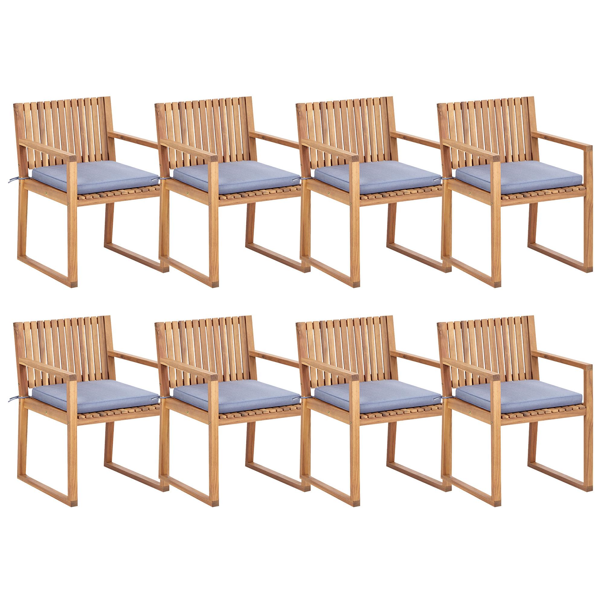wohnli-moebel-suche-800000713288 Wohnli Möbelsuche - GARTENSTUHL 8er Set Blau Sassari II