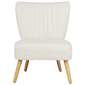 wohnli-moebel-suche-800000713355-1 SESSEL Bouclé Weiß Vaasa Textil Beliani Möbel > Sessel > Polstersessel Weiß