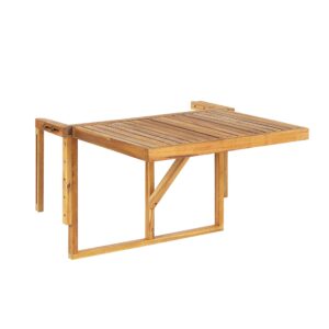 wohnli-moebel-suche-800000714194 Wohnli Möbelsuche - BALKONTISCH 60/40 cm Massivholz Heller Holzfarbton Udine