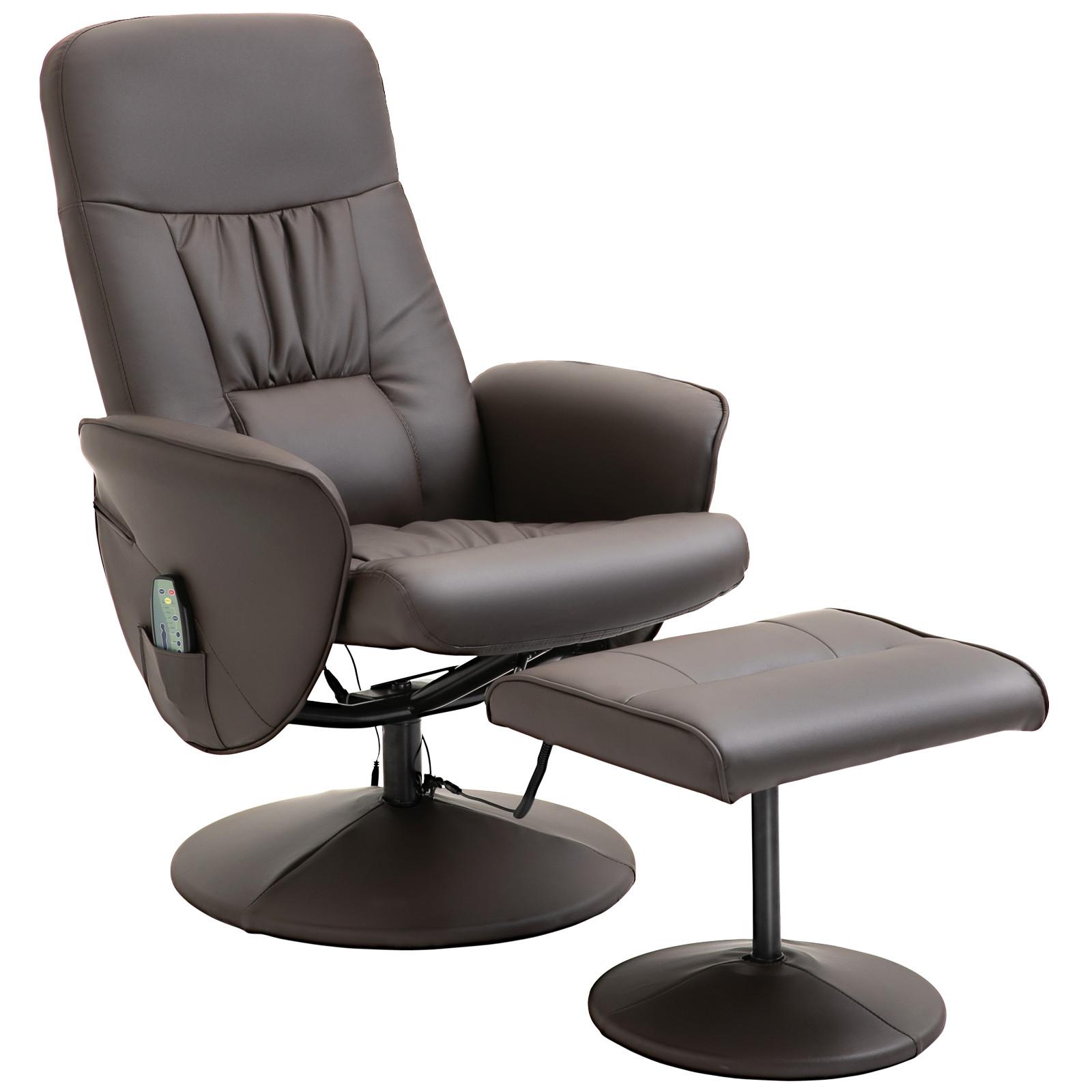 wohnli-moebel-suche-800000715075 Wohnli Möbelsuche - RELAXSESSEL Massagesessel mit Liegefunktion Fußhocker Stauraum TV-Sessel Braun
