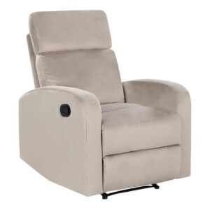 wohnli-moebel-suche-800000715641 Wohnli Möbelsuche - SESSEL Samtstoff taupe manuell verstellbar Verdal