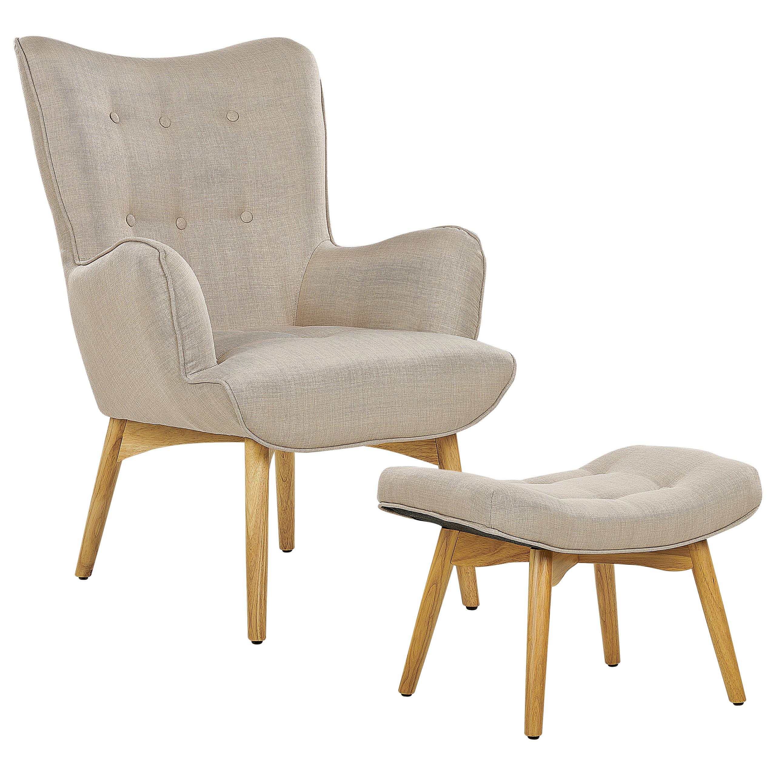 wohnli-moebel-suche-800000715677 Wohnli Möbelsuche - SESSEL Beige mit Hocker Vejle