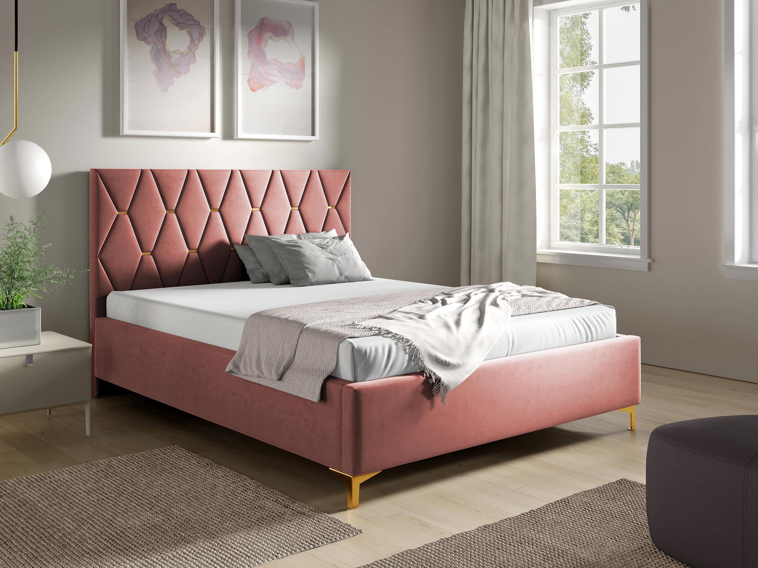 POLSTERBETT Totti 24 Textil MIRJAN24 Möbel > Betten > Polsterbetten Braun