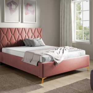 wohnli-moebel-suche-800000716785-1 POLSTERBETT Totti 24 Textil MIRJAN24 Möbel > Betten > Polsterbetten Braun