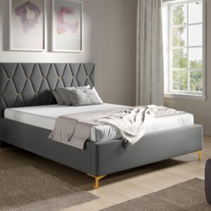 wohnli-moebel-suche-800000716789-1 POLSTERBETT Totti 24 Textil MIRJAN24 Möbel > Betten > Polsterbetten Grau