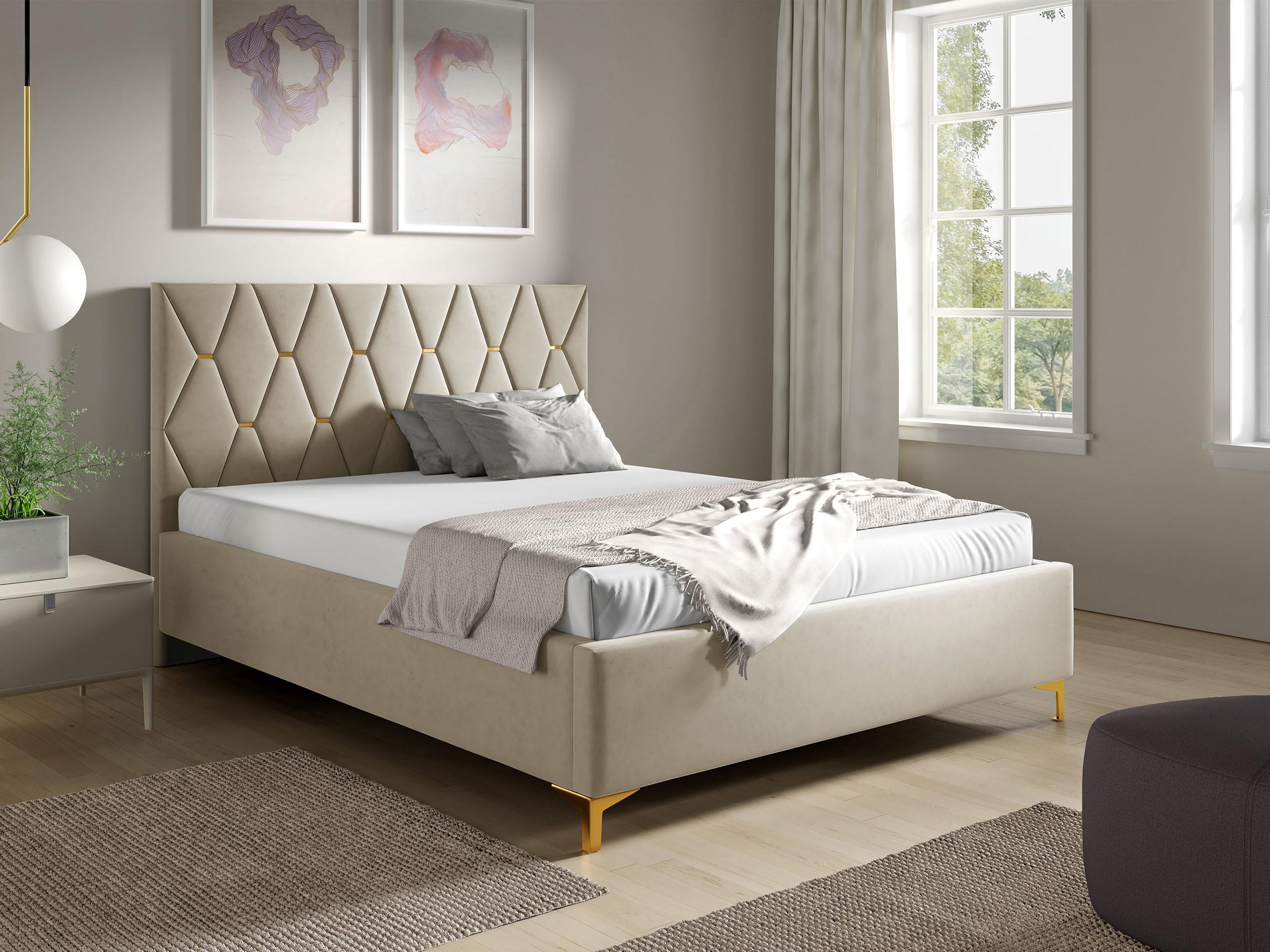 POLSTERBETT Totti 24 Textil MIRJAN24 Möbel > Betten > Polsterbetten Braun