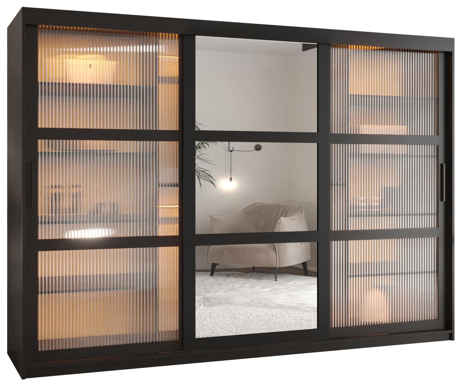 Wohnli Möbelsuche - SCHWEBETÜRENSCHRANK 200/250/62 3-türig