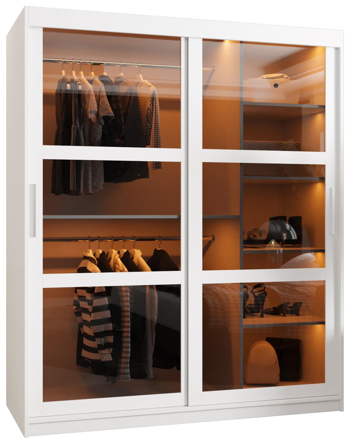 Wohnli Möbelsuche - SCHWEBETÜRENSCHRANK 200/150/62 2-türig