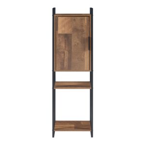 BADEZIMMERSCHRANK Namsskogan Holzwerkstoff [en.casa] Möbel > Schränke > Badezimmerschränke Braun