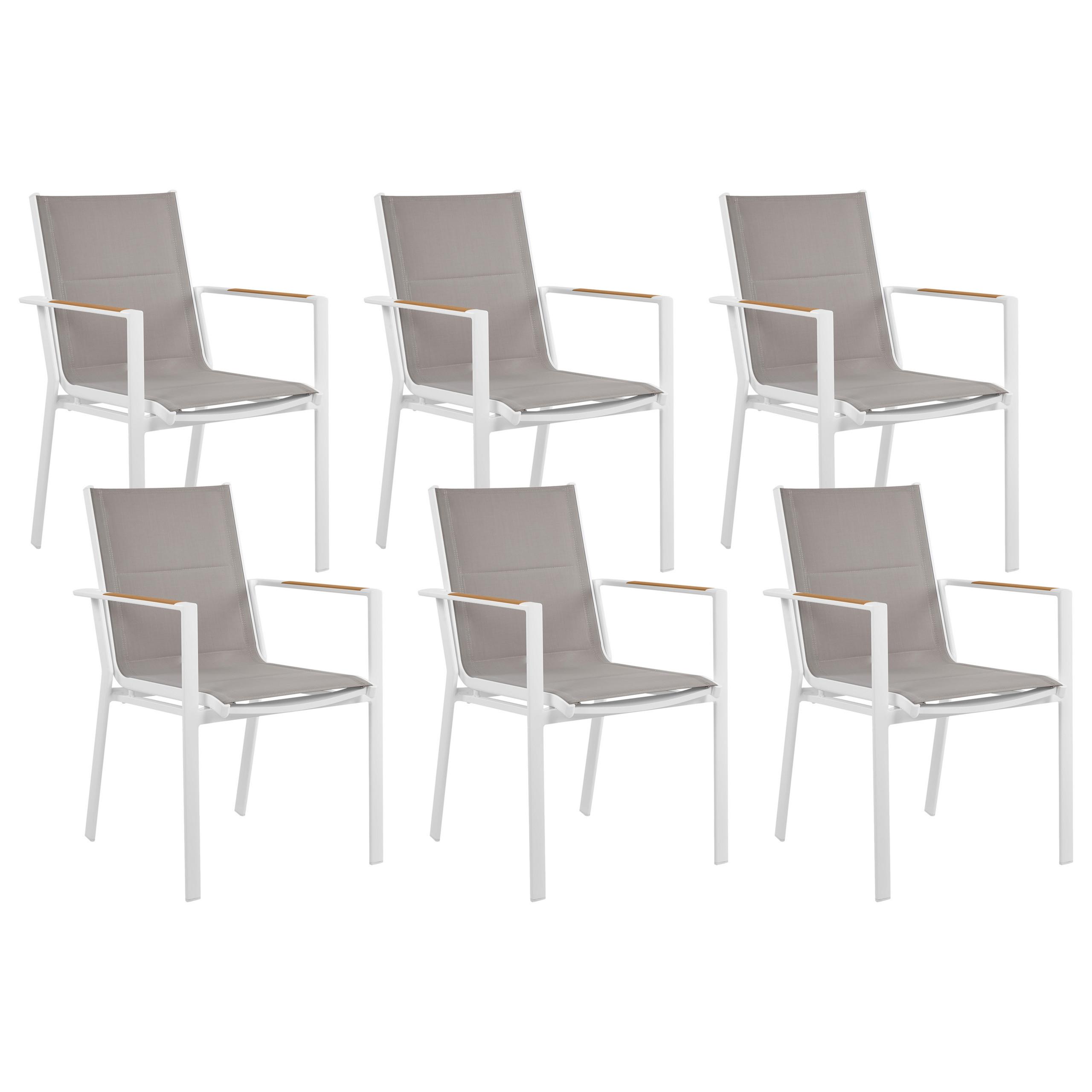 wohnli-moebel-suche-800000717773 Wohnli Möbelsuche - GARTENSTUHL 6er-Set Metall Grau Busseto