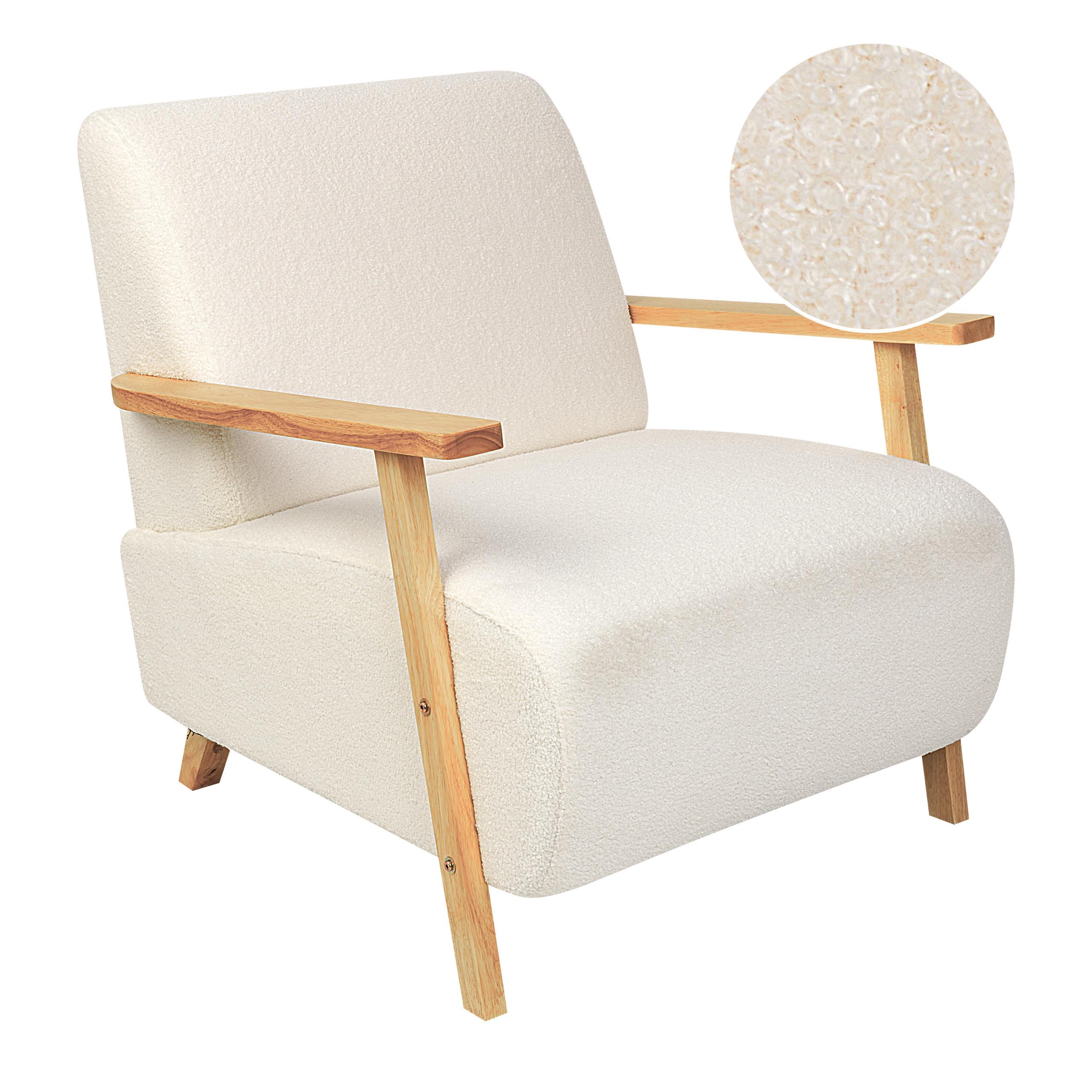 wohnli-moebel-suche-800000717799 Wohnli Möbelsuche - SESSEL Bouclé Hellbeige Lesja
