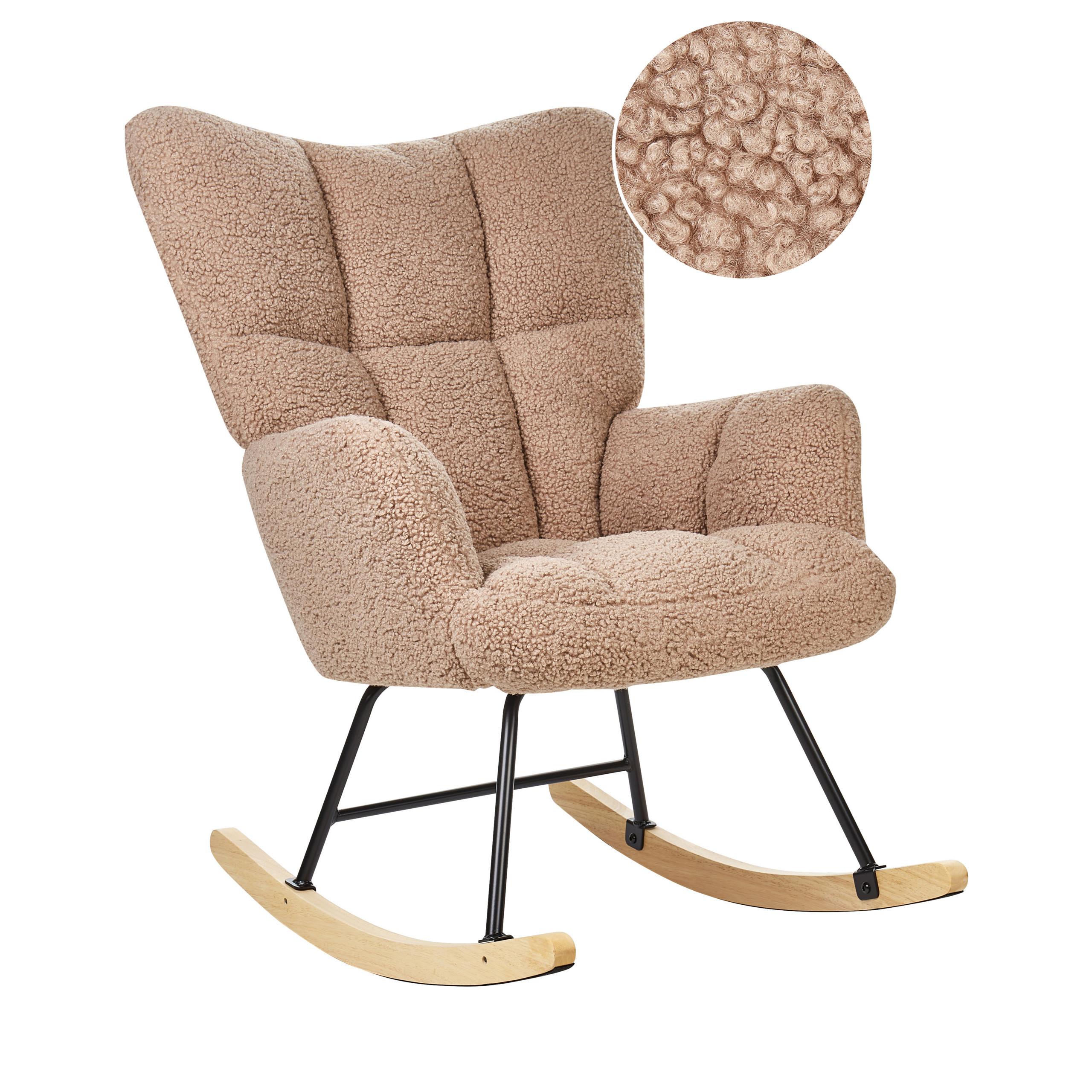 wohnli-moebel-suche-800000717825 Wohnli Möbelsuche - SCHAUKELSESSEL Bouclé Sandbeige Oulu