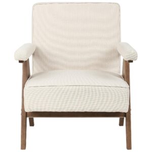 SESSEL Creme Evje Textil Beliani Möbel > Sessel > Polstersessel Beige