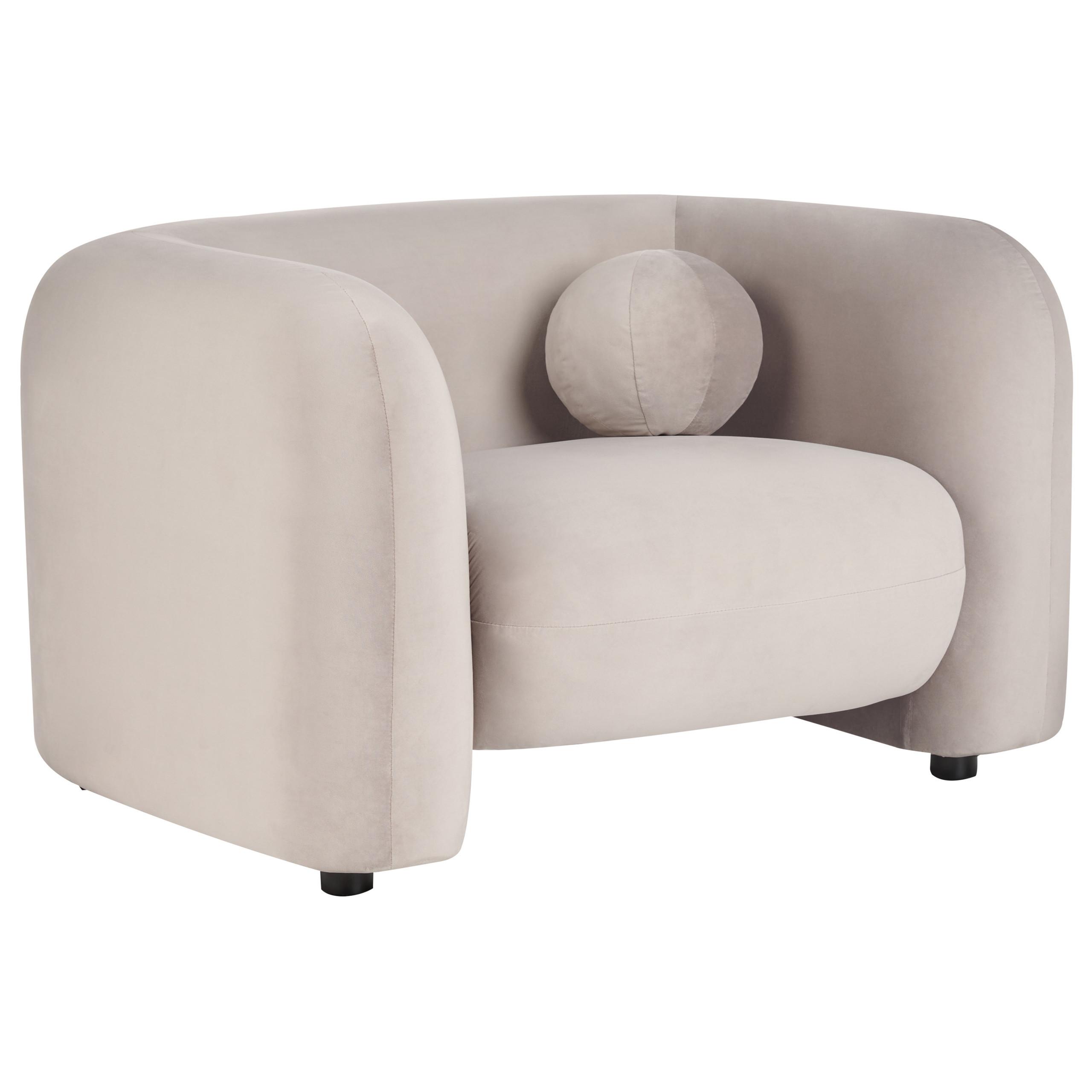 wohnli-moebel-suche-800000717931 Wohnli Möbelsuche - SESSEL Samtstoff Taupe Leiren