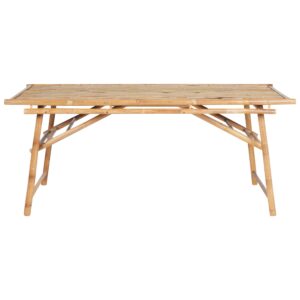 wohnli-moebel-suche-800000718214-1 GARTENTISCH 180/90 cm Massivholz Heller Holzfarbton Tindari Holz Beliani Garten & Outdoor > Gartenmöbel > Gartentische Braun