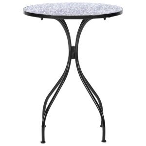 wohnli-moebel-suche-800000718216-1 GARTENTISCH Keramik Schwarz Camprena Metall Beliani Garten & Outdoor > Gartenmöbel > Gartentische Schwarz