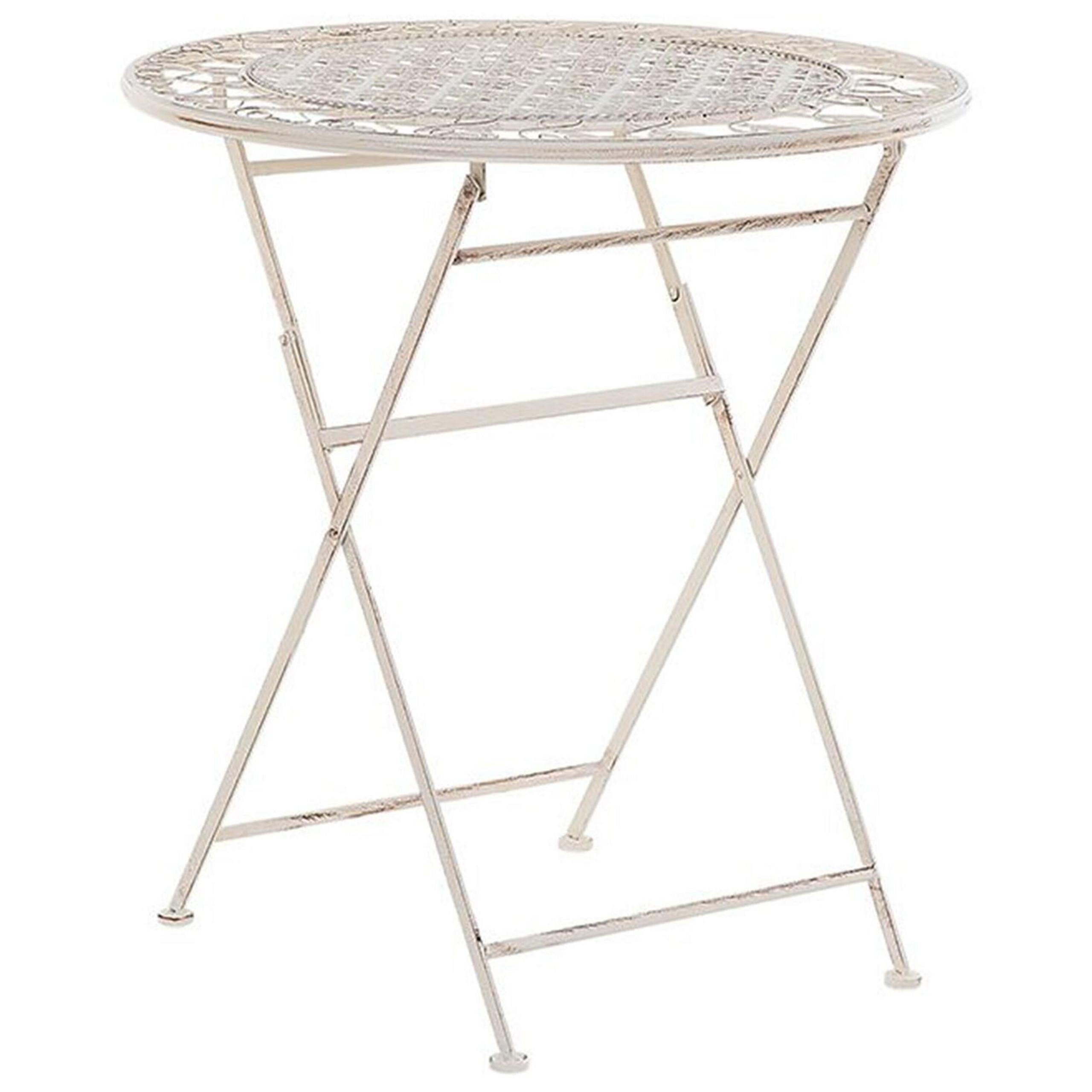 wohnli-moebel-suche-800000718217 Wohnli Möbelsuche - GARTENTISCH Metall Beige Trieste