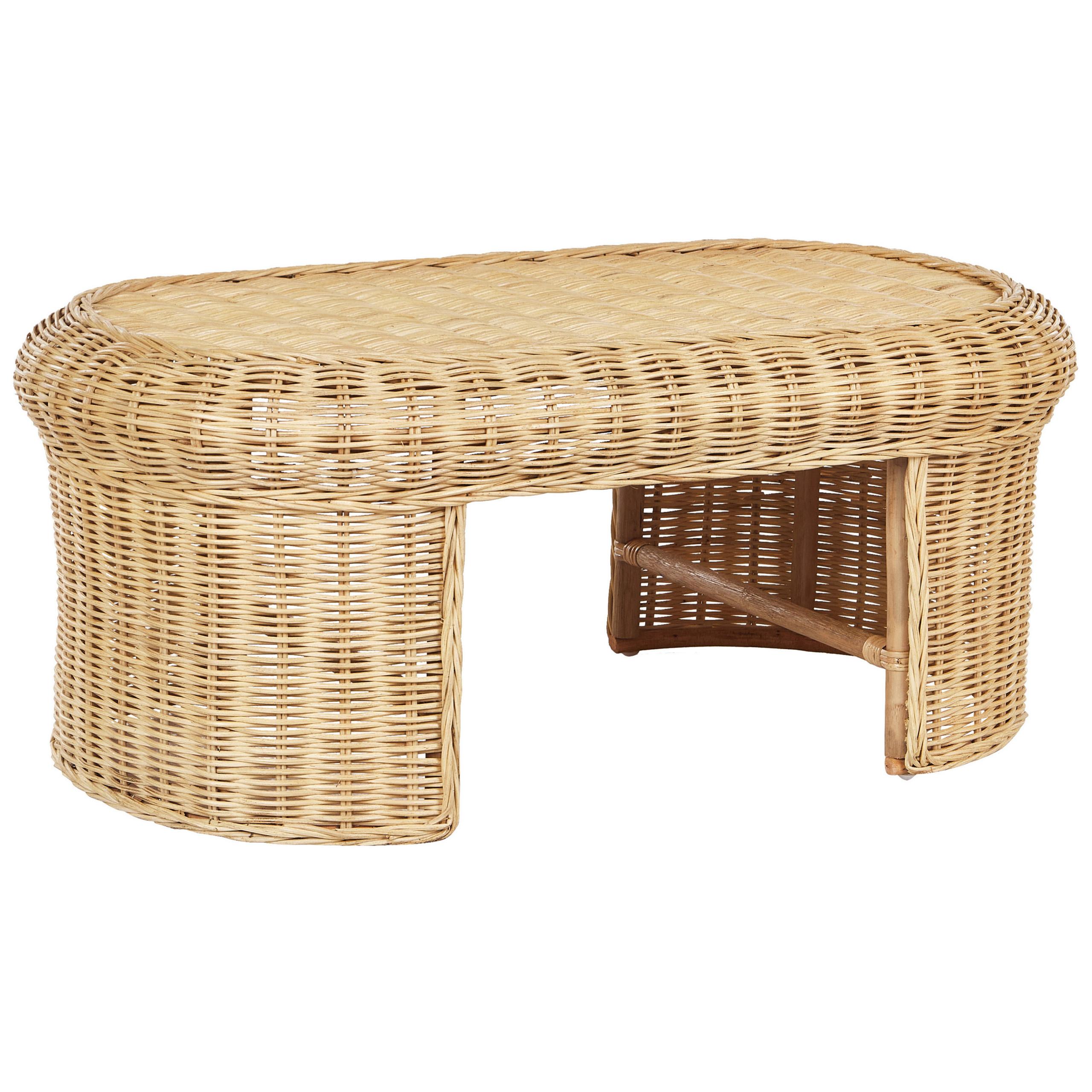 wohnli-moebel-suche-800000718220 Wohnli Möbelsuche - GARTENTISCH 96/60 cm Rattan Natürlich Livadeia