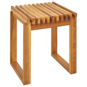 Wohnli Möbelsuche - GARTENTISCH 40/40 cm Massivholz Heller Holzfarbton Bellano