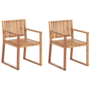 wohnli-moebel-suche-800000718235 Wohnli Möbelsuche - GARTENSTUHL 2er-Set Heller Holzfarbton SASSARI Sassari II