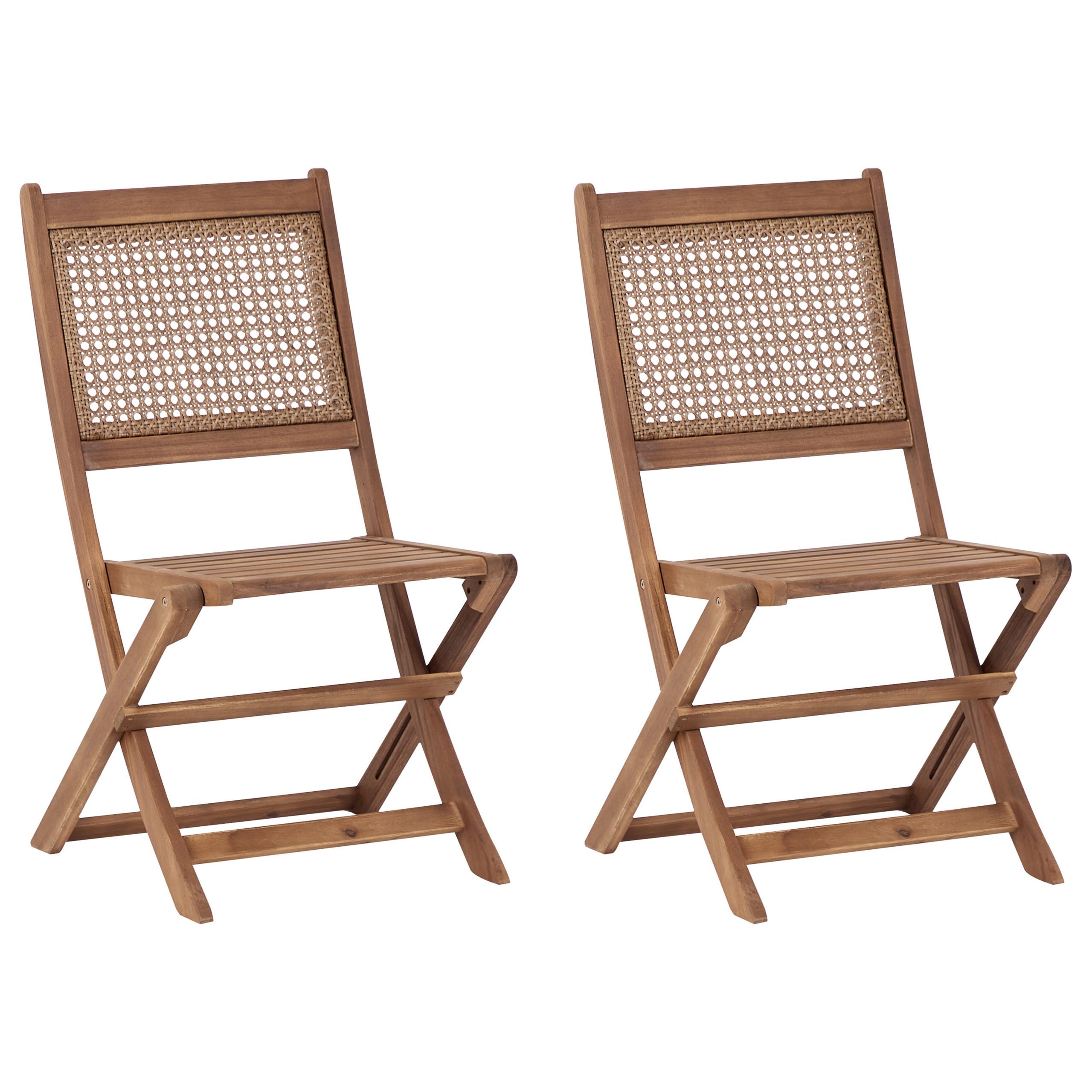 wohnli-moebel-suche-800000718244 Wohnli Möbelsuche - GARTENSTUHL 2er-Set Heller Holzfarbton Paraggi