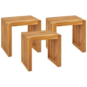 wohnli-moebel-suche-800000718245 Wohnli Möbelsuche - GARTENSTUHL 3er-Set Holz Heller Holzfarbton Bellano
