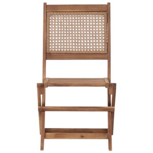 wohnli-moebel-suche-800000718246-1 GARTENSTUHL 4er-Set Heller Holzfarbton Paraggi Holz Beliani Garten & Outdoor > Gartenmöbel > Gartenstühle Braun