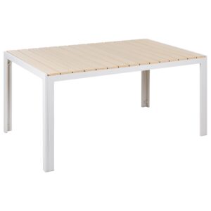 wohnli-moebel-suche-800000719846 Wohnli Möbelsuche - GARTENTISCH Kunstholz beige/weiß 150/90 cm Como