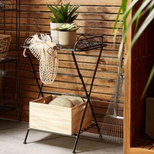 wohnli-moebel-suche-800000719857-1 GARTENTISCH Metall Schwarz Ancud Metall Beliani Garten & Outdoor > Gartenmöbel > Gartentische Schwarz