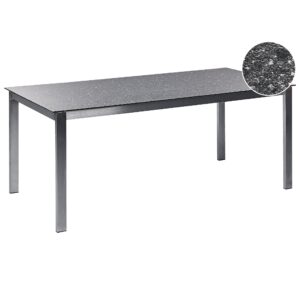 wohnli-moebel-suche-800000719878 Wohnli Möbelsuche - GARTENTISCH Keramik-Glas Granit Optik schwarz 180/90 cm Cosoleto