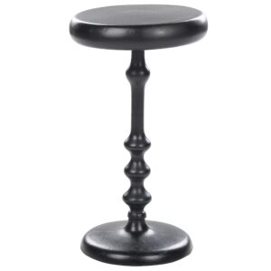 Wohnli Möbelsuche - BEISTELLTISCH Aluminium schwarz rund 30 cm Atapo
