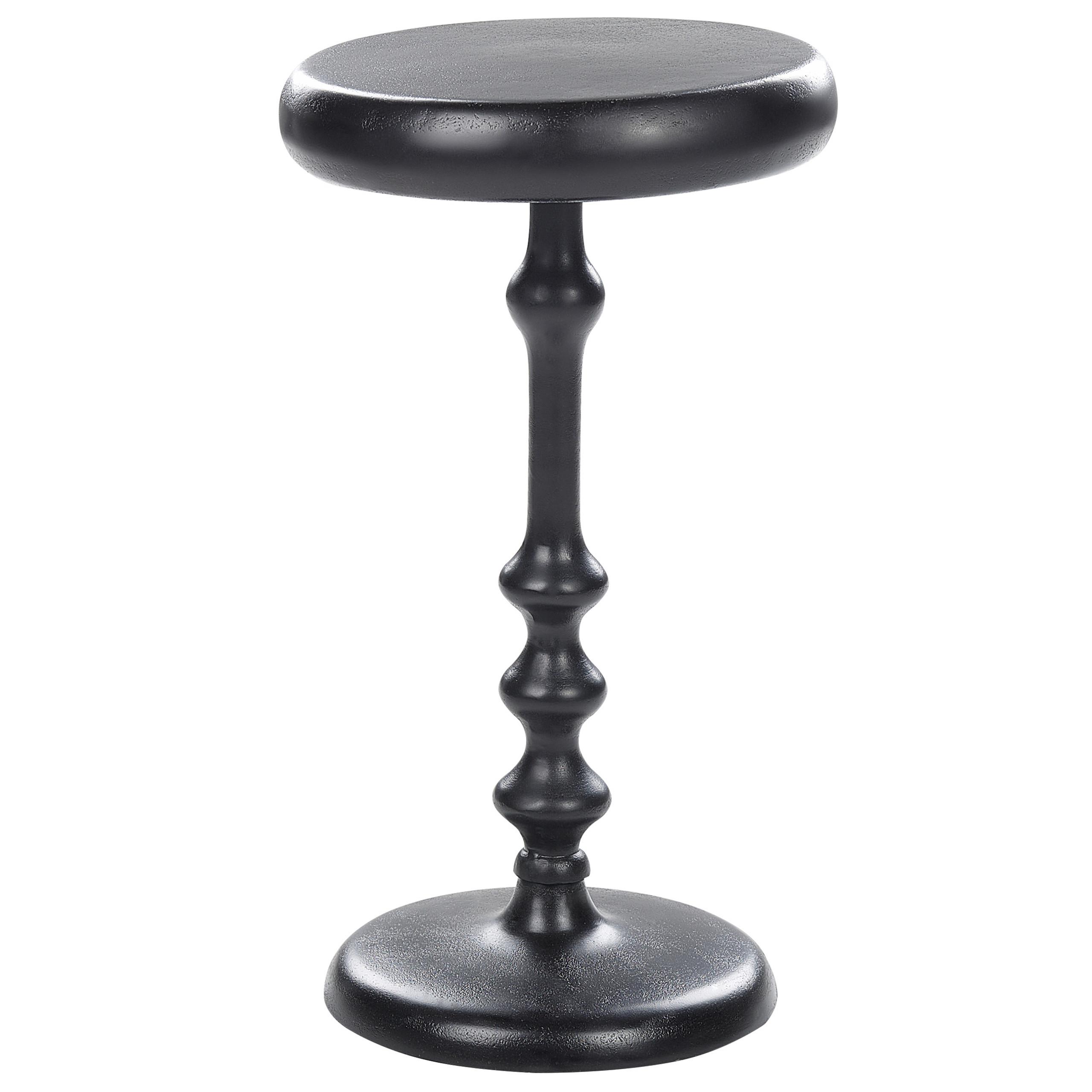 wohnli-moebel-suche-800000719897 Wohnli Möbelsuche - BEISTELLTISCH Aluminium schwarz rund 30 cm Atapo