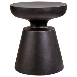 Wohnli Möbelsuche - BEISTELLTISCH Beton schwarz rund 45 cm Mincio