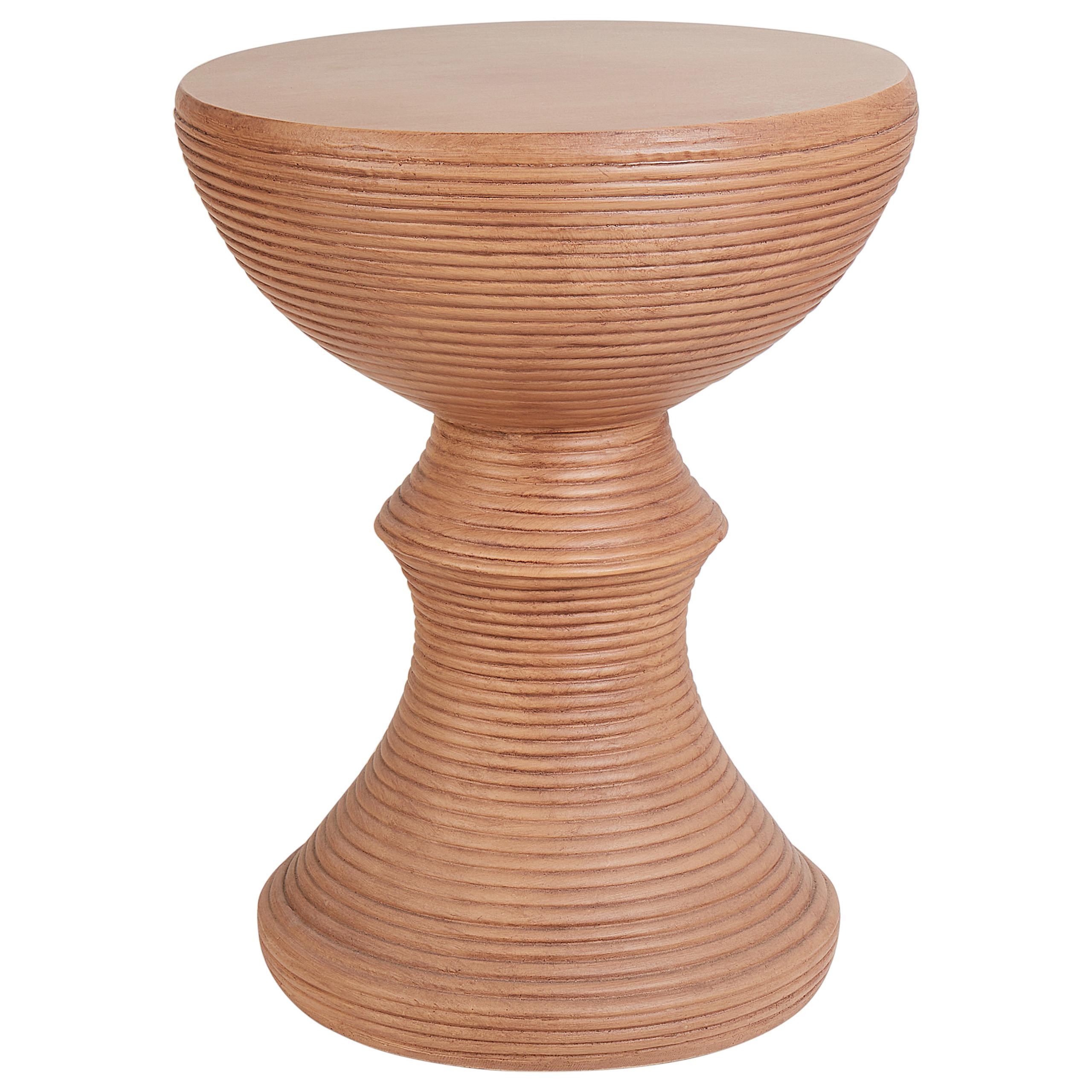 wohnli-moebel-suche-800000719918 Wohnli Möbelsuche - BEISTELLTISCH Beton heller Holzfarbton rund 40 cm Caldaro