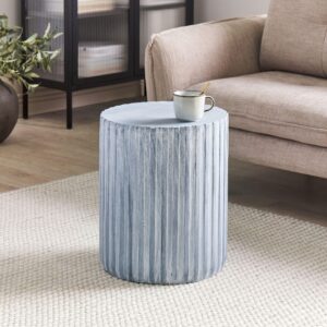 wohnli-moebel-suche-800000719925-1 BEISTELLTISCH Beton grau rund 39 cm Amaro Stein Beliani Möbel > Tische > Beistelltische Grau