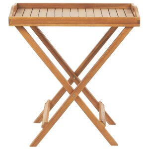 wohnli-moebel-suche-800000719992-1 GARTENTISCH Massivholz Heller Holzfarbton Java Holz Beliani Garten & Outdoor > Gartenmöbel > Gartentische Braun