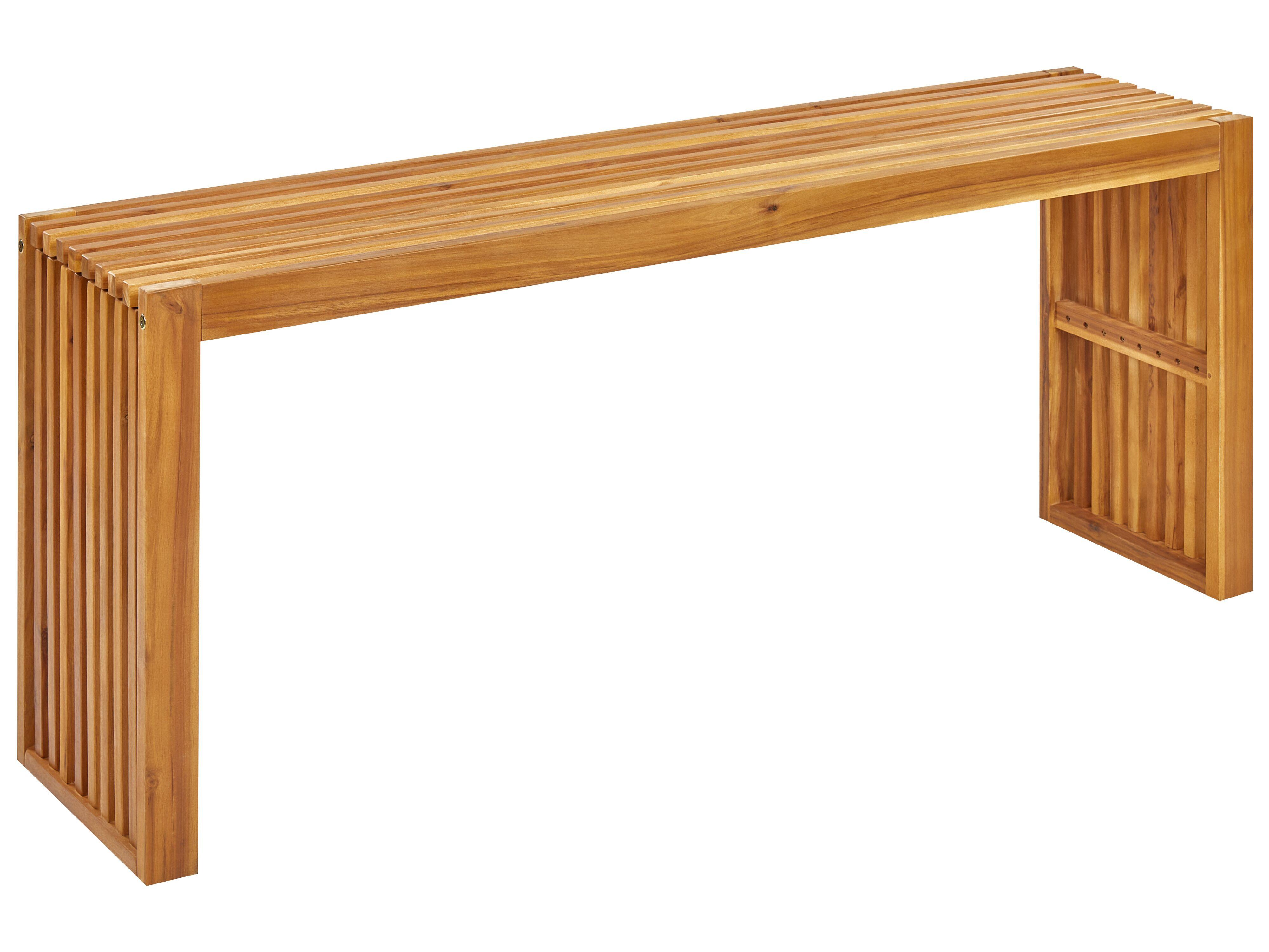 wohnli-moebel-suche-800000719993 Wohnli Möbelsuche - GARTENTISCH Akazienholz hellbraun 150/35 cm Bellano